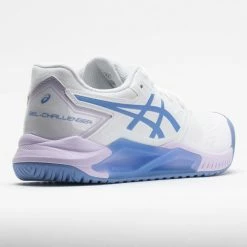 Promo 💯 Hot Sale ⭐ Tennis 👟 👟 Shoes ASICS GEL-Challenger 13 👩 Women's White/Periwinkle Blue 🥰 🔥 13 Tennis Shoes ASICS GEL-Challenger 13 Women's White/Periwinkle Blue