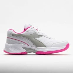 Diadora Challenge 4 SL Junior White/Silver/Rodamine Red Kids' Shoes