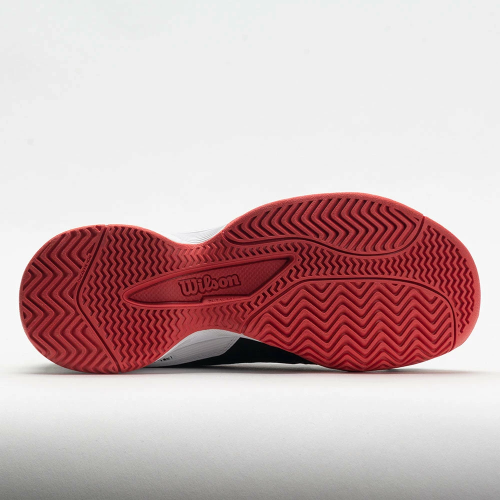 Best Pirce โจ Promo ๐ฅ Kids' ๐ ๐ Shoes Wilson Rush Pro 4.0 Junior Quick Lace Black/White/Poppy Red ๐ ๐ 6 Kids' Shoes Wilson Rush Pro 4.0 Junior Quick Lace Black/White/Poppy Red