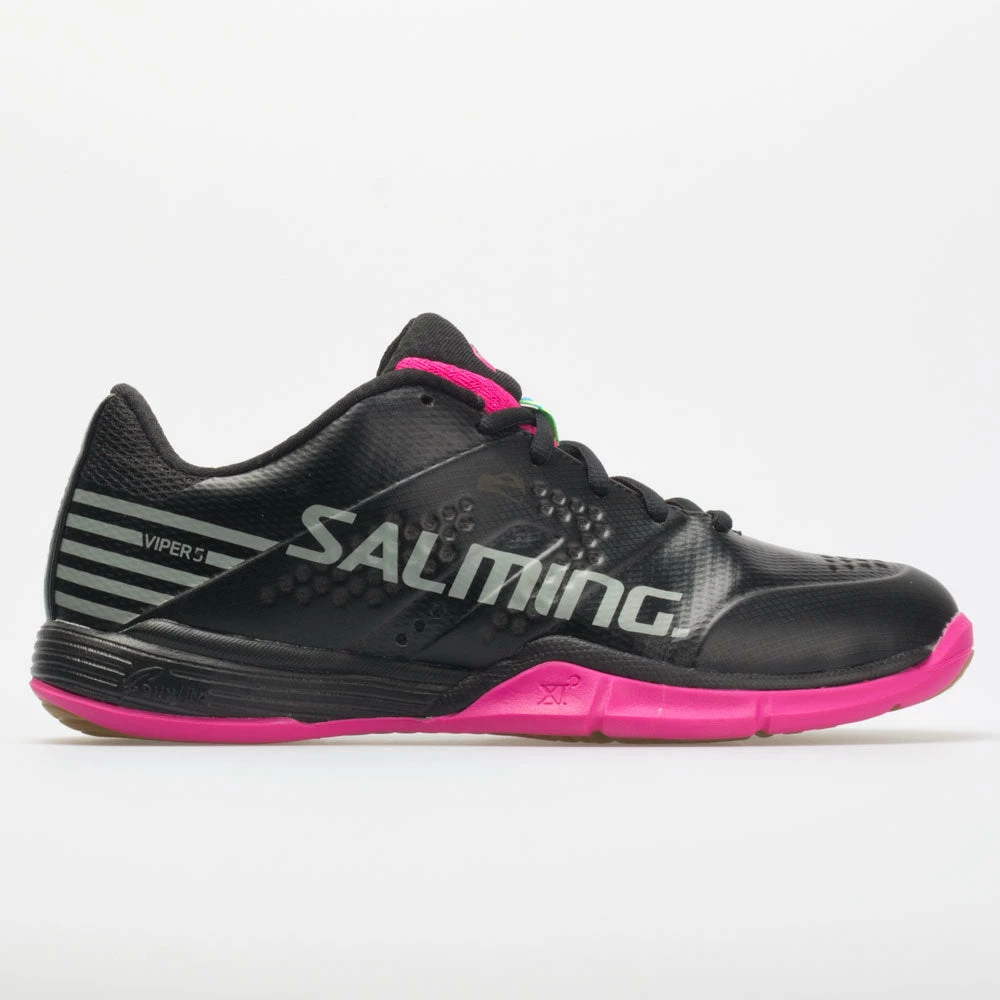 Brand new ❤️ Best Sale 👏 Salming Viper 5 👩 Women's Black/Pink Jewel 🎉 💯 3 Salming Viper 5 Women's Black/Pink Jewel