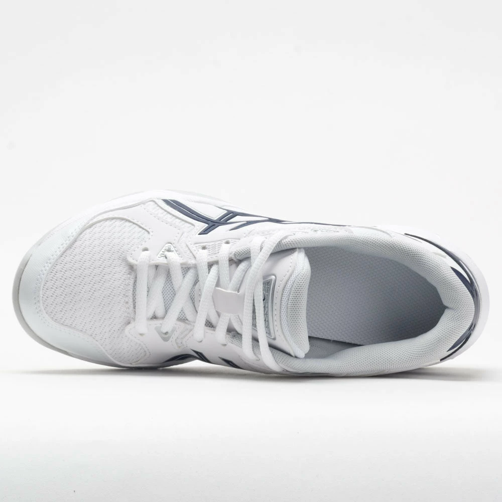 Discount ๐ Best Sale ๐ฏ ASICS GEL-Rocket 10 ๐ฉ Women's White/Peacoat ๐ ๐ 5 ASICS GEL-Rocket 10 Women's White/Peacoat