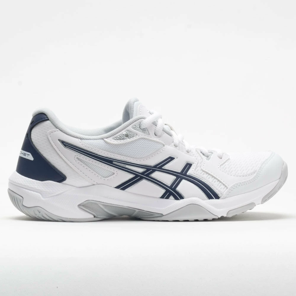 Discount ๐ Best Sale ๐ฏ ASICS GEL-Rocket 10 ๐ฉ Women's White/Peacoat ๐ ๐ 3 ASICS GEL-Rocket 10 Women's White/Peacoat