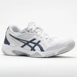 Discount ๐ Best Sale ๐ฏ ASICS GEL-Rocket 10 ๐ฉ Women's White/Peacoat ๐ ๐ 12 ASICS GEL-Rocket 10 Women's White/Peacoat
