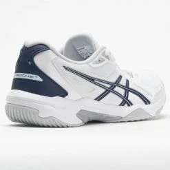 Discount ๐ Best Sale ๐ฏ ASICS GEL-Rocket 10 ๐ฉ Women's White/Peacoat ๐ ๐ 13 ASICS GEL-Rocket 10 Women's White/Peacoat