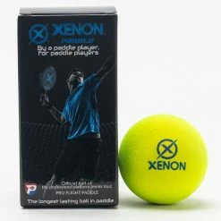 Platform Tennis Accessories Xenon Paddle Balls 2 Per Sleeve, 6 Sleeves