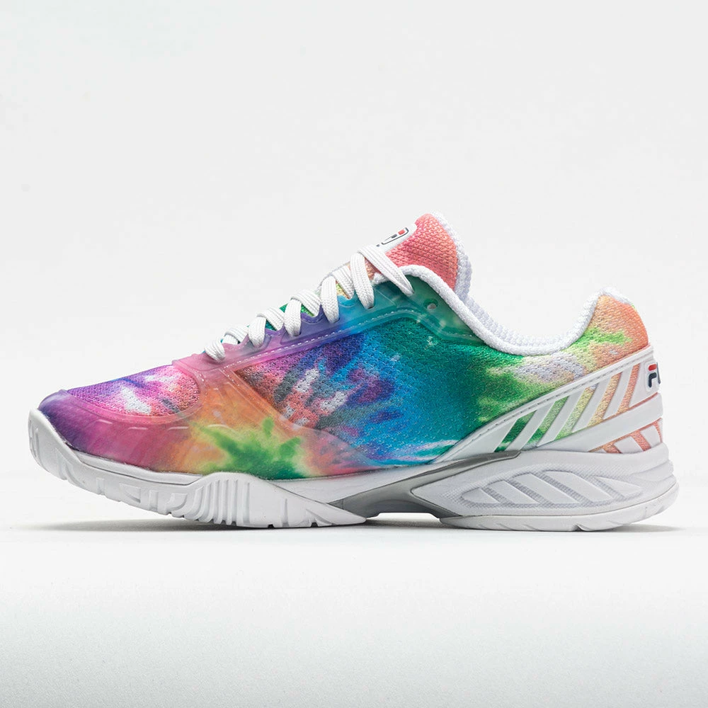 Hot Sale ๐ Budget ๐ Fila Volley Zone ๐ฉ Women's Tie-Dye Print Pickleball ๐ ๐ Shoes ๐ฅฐ โค๏ธ 4 Fila Volley Zone Women's Tie-Dye Print Pickleball Shoes