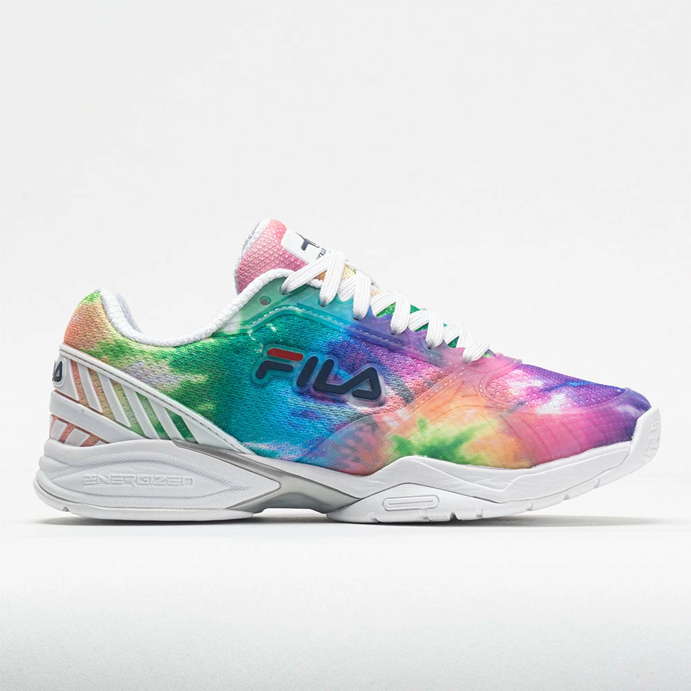 Hot Sale ๐ Budget ๐ Fila Volley Zone ๐ฉ Women's Tie-Dye Print Pickleball ๐ ๐ Shoes ๐ฅฐ โค๏ธ 3 Fila Volley Zone Women's Tie-Dye Print Pickleball Shoes