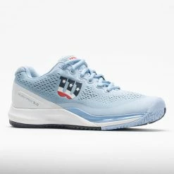 Wilson Rush Pro 3.0 Women's Pickleball Chambry Blue/White/Outer Space Pickleball Shoes