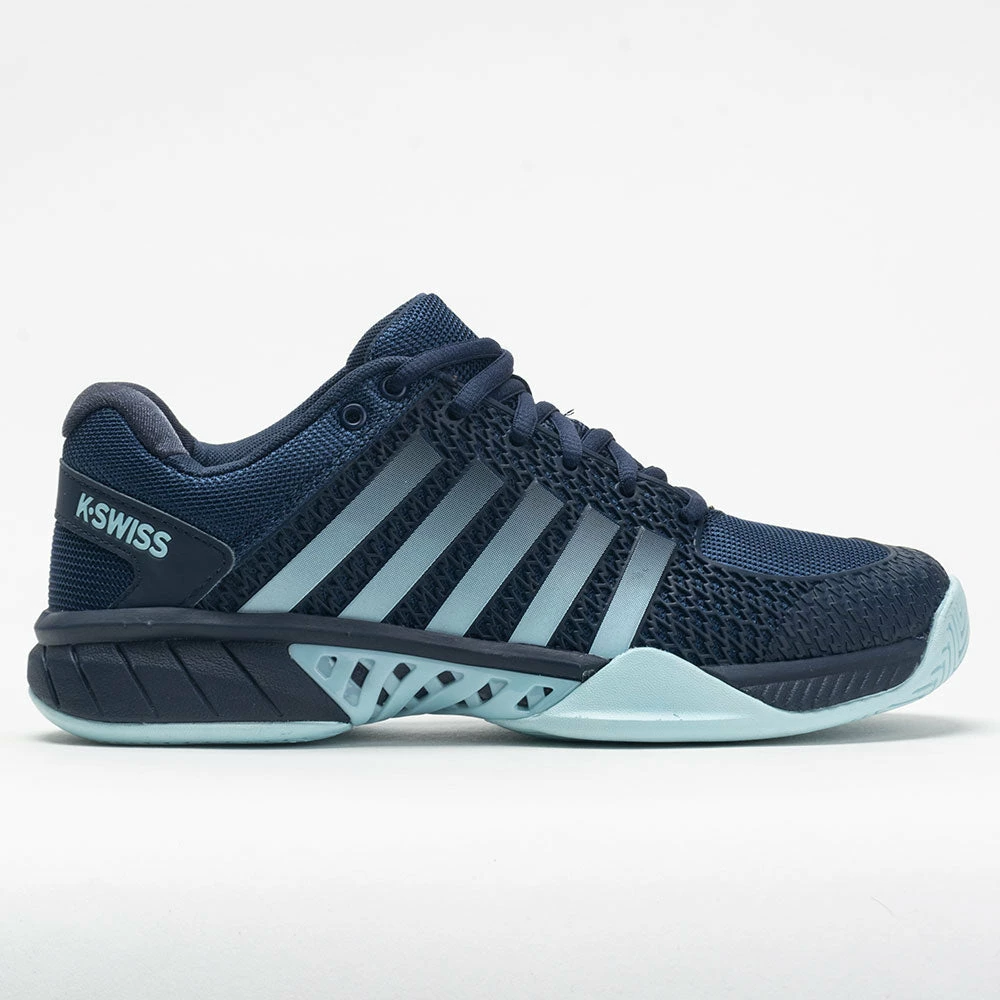 Brand new ๐ฅฐ Best Sale โญ K-Swiss Express Light Pickleball ๐ฉ Women's Black Iris/Blue Glow/White Pickleball ๐ ๐ Shoes ๐คฉ โ๏ธ 3 K-Swiss Express Light Pickleball Women's Black Iris/Blue Glow/White Pickleball Shoes