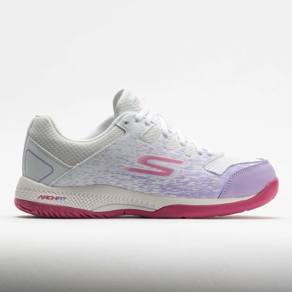 Cheapest 🔔 Outlet ✔️ Skechers Performance Skechers Viper Court 👩 Women's White/Lavender ⌛ ❤️ 3 Skechers Performance Skechers Viper Court Women's White/Lavender