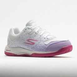 Cheapest 🔔 Outlet ✔️ Skechers Performance Skechers Viper Court 👩 Women's White/Lavender ⌛ ❤️ 12 Skechers Performance Skechers Viper Court Women's White/Lavender