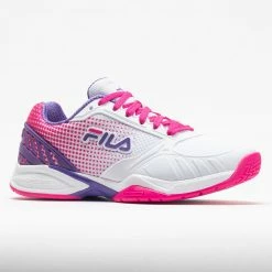 Best deal โค๏ธ Cheapest ๐ฅ Fila Volley Zone ๐ฉ Women's White/Pink Glo/Elictic Purple ๐ฅฐ ๐ 12 Fila Volley Zone Women's White/Pink Glo/Elictic Purple
