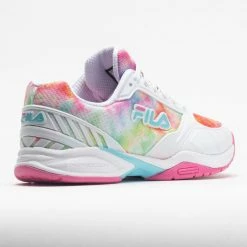 Fila Volley Zone Women's Tie-Dye Print Multi/White/White Pickleball Shoes