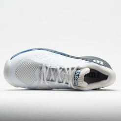 Pickleball Shoes Wilson Rush Pro Ace Pickler Men's White/Stormy Weather/Classic Blue