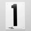 Wilson Tennis Court Numbers- Styrene Tennis Accessories