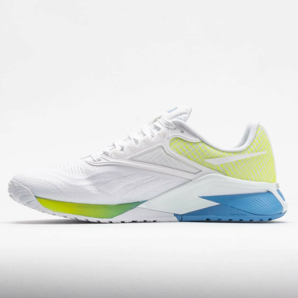 Wholesale ๐ Brand new ๐ฅฐ Training ๐ ๐ Shoes Reebok Nano X2 ๐ฉ Women's White/Essential Blue/Acid Yellow ๐ ๐ 4 Training Shoes Reebok Nano X2 Women's White/Essential Blue/Acid Yellow