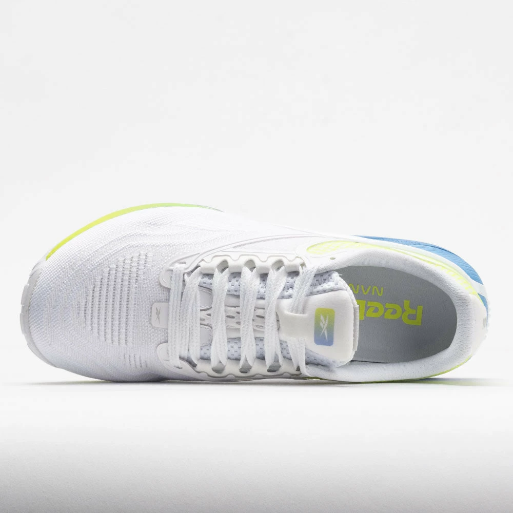 Wholesale ๐ Brand new ๐ฅฐ Training ๐ ๐ Shoes Reebok Nano X2 ๐ฉ Women's White/Essential Blue/Acid Yellow ๐ ๐ 5 Training Shoes Reebok Nano X2 Women's White/Essential Blue/Acid Yellow