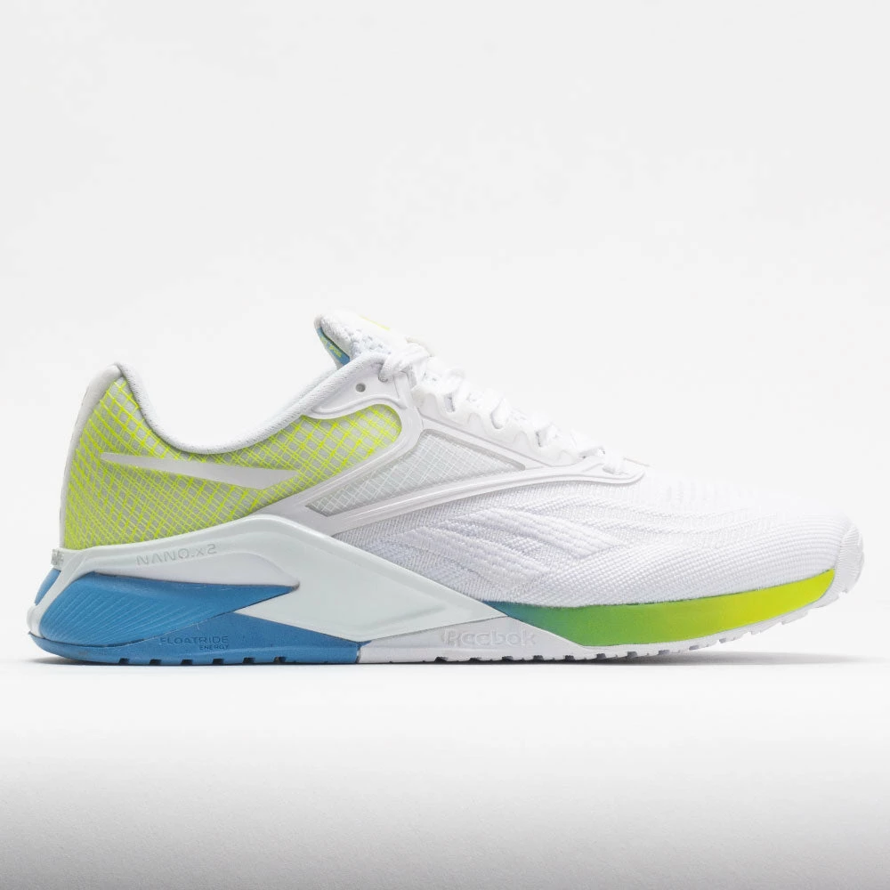 Wholesale ๐ Brand new ๐ฅฐ Training ๐ ๐ Shoes Reebok Nano X2 ๐ฉ Women's White/Essential Blue/Acid Yellow ๐ ๐ 3 Training Shoes Reebok Nano X2 Women's White/Essential Blue/Acid Yellow