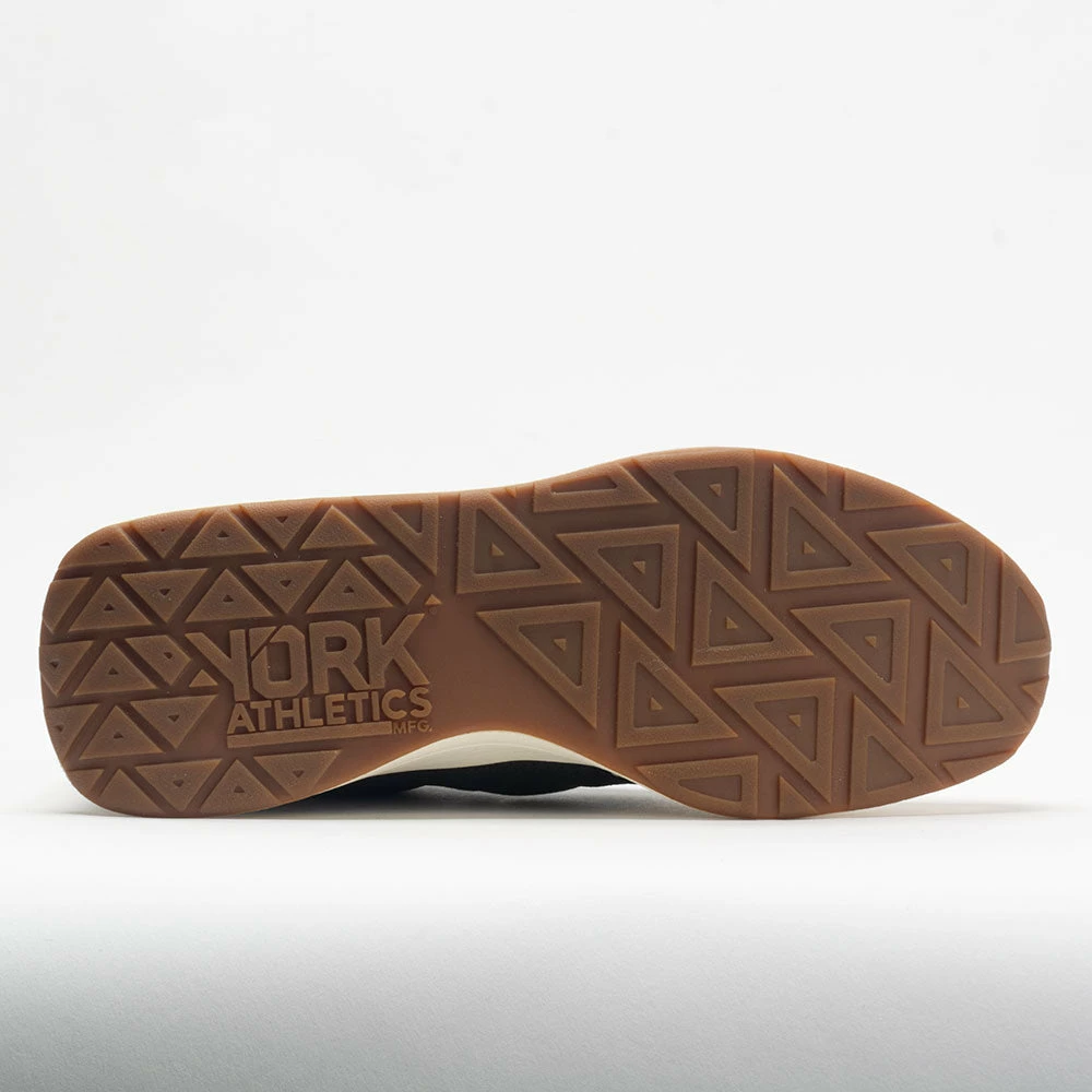 Flash Sale โจ Best Sale ๐ York Athletics Henry Mid Trainer Men's Leather Black/White Training ๐ ๐ Shoes ๐ ๐ 6 York Athletics Henry Mid Trainer Men's Leather Black/White Training Shoes