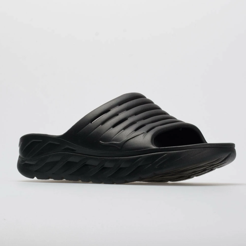 Best Sale ๐ฏ Coupon โ Hoka One One Ora Recovery Slide Men's Black/Black ๐คฉ ๐ 8 Hoka One One Ora Recovery Slide Men's Black/Black