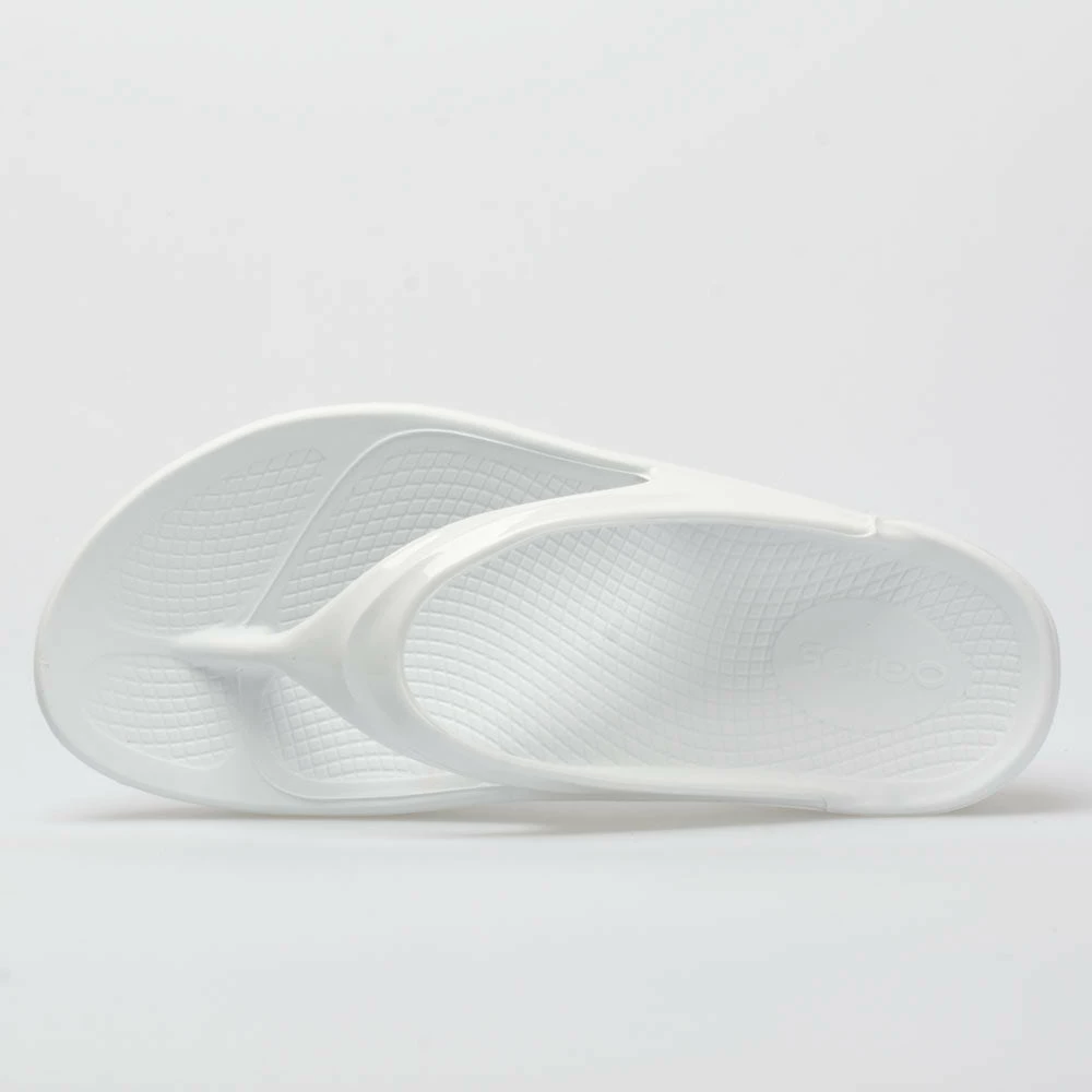 Coupon 💯 Coupon 🔔 OOFOS OOlala 👩 Women's White/White 🩴 🩴 Sandals & Slides 👍 😍 4 OOFOS OOlala Women's White/White Sandals & Slides