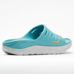 Hoka One One Ora Recovery Slide Men's Aquarelle/Blazing Orange