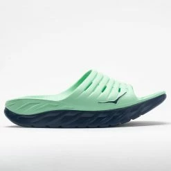 Hoka One One Ora Recovery Slide Men's Green Ash/Outer Space