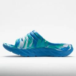 Sandals & Slides HOKA Ora Recovery Slide Swirl Unisex Atlantic/Blue Coral