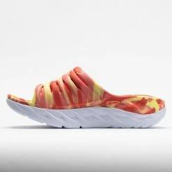 Best reviews of 👏 Budget 👍 HOKA Ora Recovery Slide Swirl Unisex Yellow Pear/Fiesta 🩴 🩴 Sandals & Slides ⭐ ⌛ 10 HOKA Ora Recovery Slide Swirl Unisex Yellow Pear/Fiesta Sandals & Slides