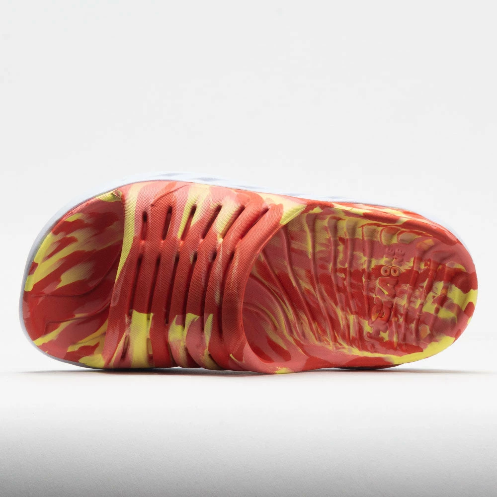 Best reviews of 👏 Budget 👍 HOKA Ora Recovery Slide Swirl Unisex Yellow Pear/Fiesta 🩴 🩴 Sandals & Slides ⭐ ⌛ 4 HOKA Ora Recovery Slide Swirl Unisex Yellow Pear/Fiesta Sandals & Slides