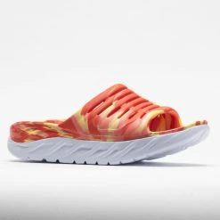 Best reviews of 👏 Budget 👍 HOKA Ora Recovery Slide Swirl Unisex Yellow Pear/Fiesta 🩴 🩴 Sandals & Slides ⭐ ⌛ 12 HOKA Ora Recovery Slide Swirl Unisex Yellow Pear/Fiesta Sandals & Slides
