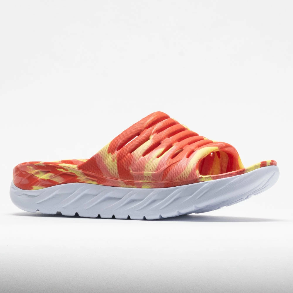 Best reviews of 👏 Budget 👍 HOKA Ora Recovery Slide Swirl Unisex Yellow Pear/Fiesta 🩴 🩴 Sandals & Slides ⭐ ⌛ 7 HOKA Ora Recovery Slide Swirl Unisex Yellow Pear/Fiesta Sandals & Slides