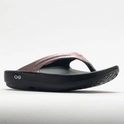 Sandals & Slides OOFOS OOlala Luxe Women's Rose Sparkle