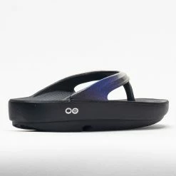 OOFOS OOlala Luxe Women's Black/Calypso Sandals & Slides