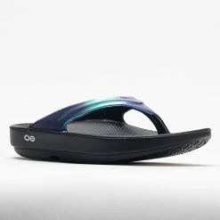 Brand new ๐ Coupon ๐ OOFOS OOlala Luxe ๐ฉ Women's Black/Atlantis ๐ฉด ๐ฉด Sandals & Slides ๐ ๐งจ 12 OOFOS OOlala Luxe Women's Black/Atlantis Sandals & Slides