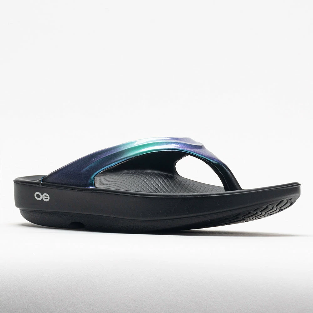 Brand new ๐ Coupon ๐ OOFOS OOlala Luxe ๐ฉ Women's Black/Atlantis ๐ฉด ๐ฉด Sandals & Slides ๐ ๐งจ 7 OOFOS OOlala Luxe Women's Black/Atlantis Sandals & Slides