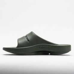 OOFOS OOahh Men's Forest Green Sandals & Slides