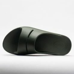 OOFOS OOahh Men's Forest Green Sandals & Slides