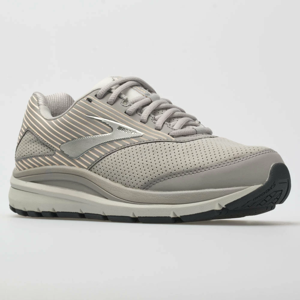 Best Sale ๐ฅ Wholesale ๐ Brooks Addiction Walker Suede ๐ฉ Women's Alloy/Oyster/Peach โค๏ธ ๐ 7 Brooks Addiction Walker Suede Women's Alloy/Oyster/Peach