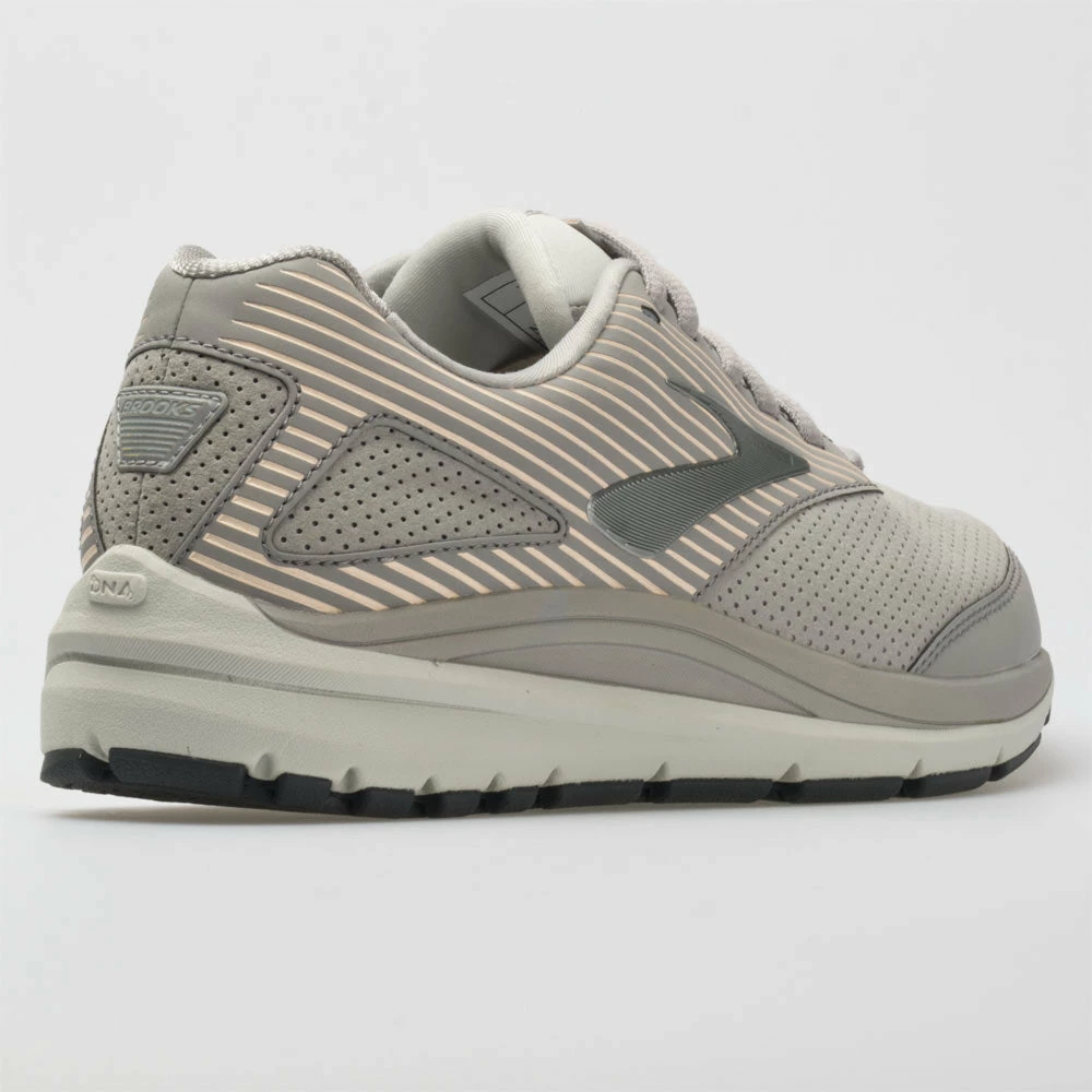 Best Sale ๐ฅ Wholesale ๐ Brooks Addiction Walker Suede ๐ฉ Women's Alloy/Oyster/Peach โค๏ธ ๐ 8 Brooks Addiction Walker Suede Women's Alloy/Oyster/Peach