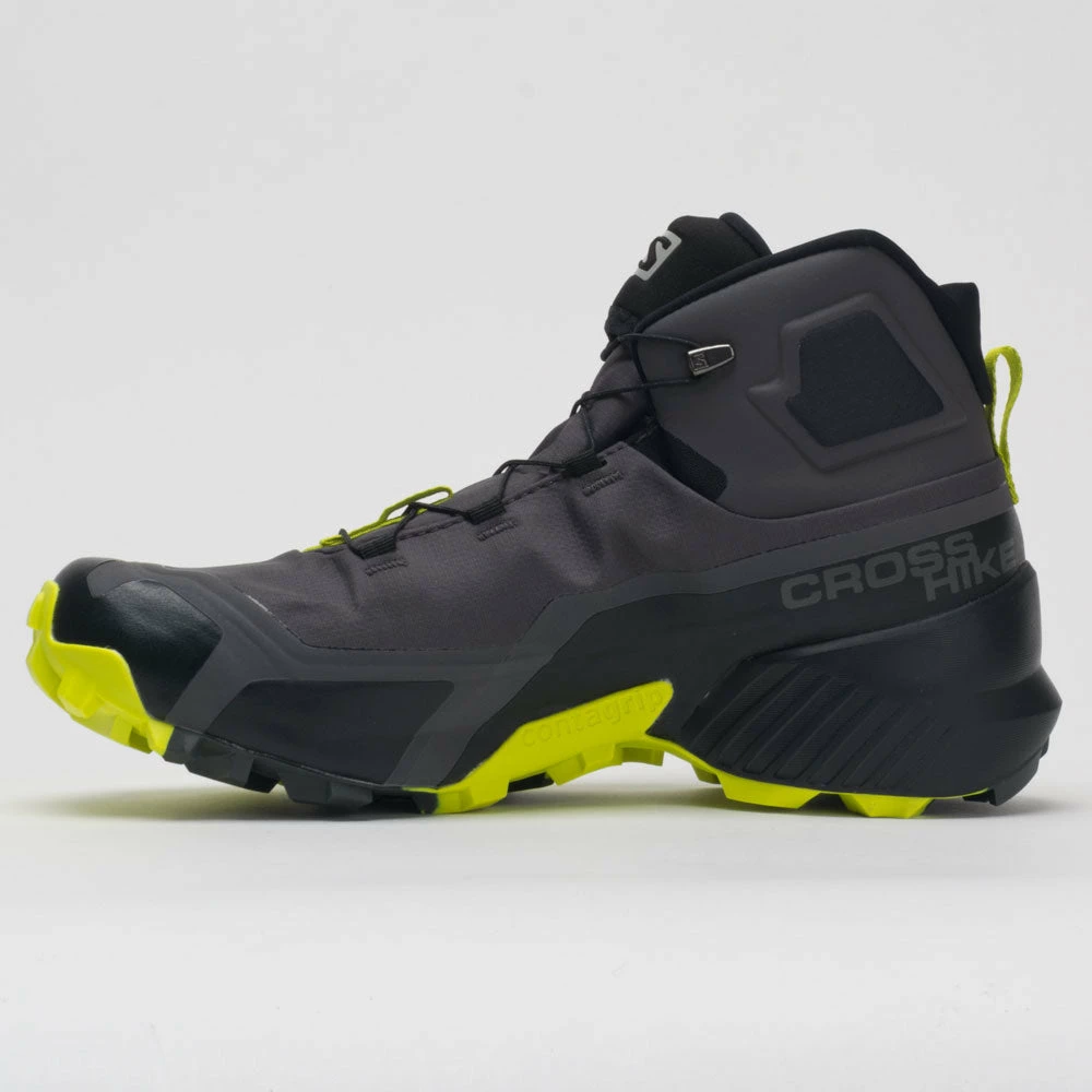 Best Pirce โ Promo โค๏ธ Salomon Cross Hike Mid GTX Men's Magnet/Black/Lime Punch ๐ ๐ 4 Salomon Cross Hike Mid GTX Men's Magnet/Black/Lime Punch