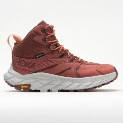 Hoka One One Anacapa Mid GTX Women's Hot Sauce/Cherry Mahogany Hiking Shoes