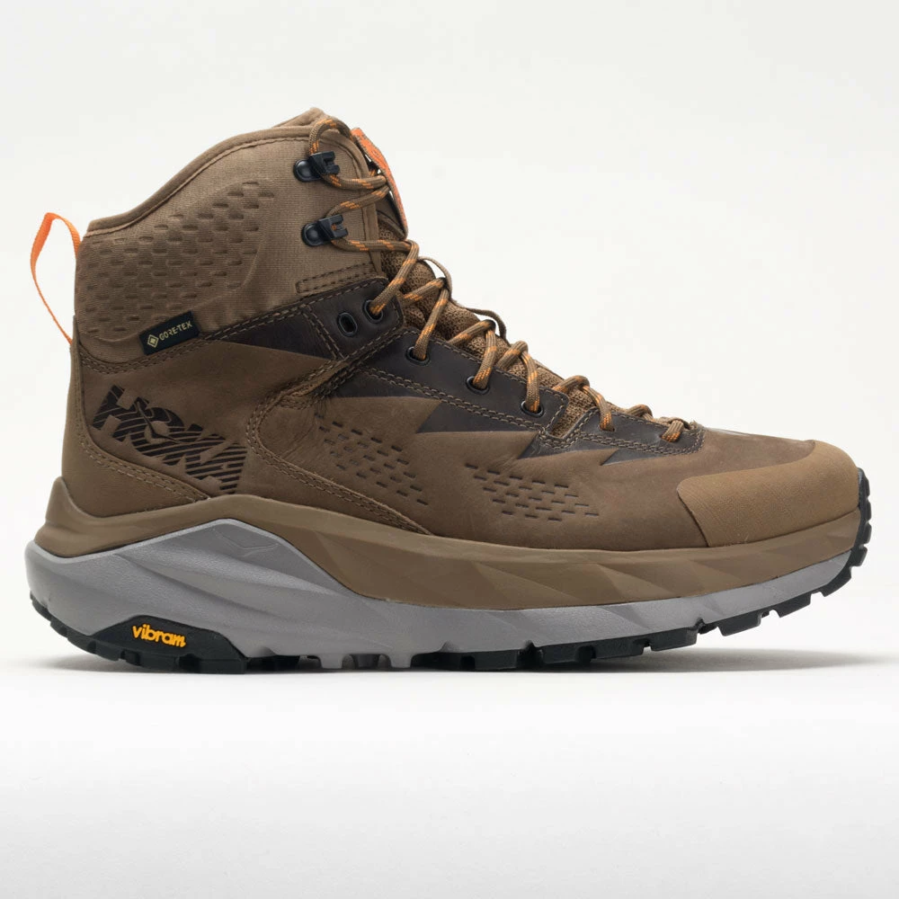 Flash Sale ๐ Best deal ๐ Hoka One One Kaha GTX Men's Otter/Persimmon Hiking ๐ ๐ Shoes โ โค๏ธ 3 Hoka One One Kaha GTX Men's Otter/Persimmon Hiking Shoes