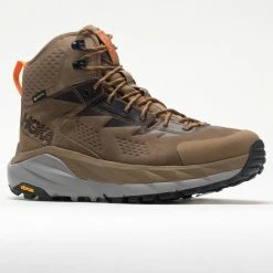 Flash Sale ๐ Best deal ๐ Hoka One One Kaha GTX Men's Otter/Persimmon Hiking ๐ ๐ Shoes โ โค๏ธ 12 Hoka One One Kaha GTX Men's Otter/Persimmon Hiking Shoes