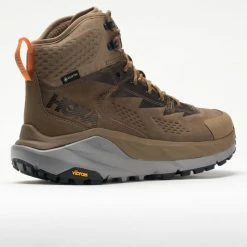 Flash Sale ๐ Best deal ๐ Hoka One One Kaha GTX Men's Otter/Persimmon Hiking ๐ ๐ Shoes โ โค๏ธ 13 Hoka One One Kaha GTX Men's Otter/Persimmon Hiking Shoes