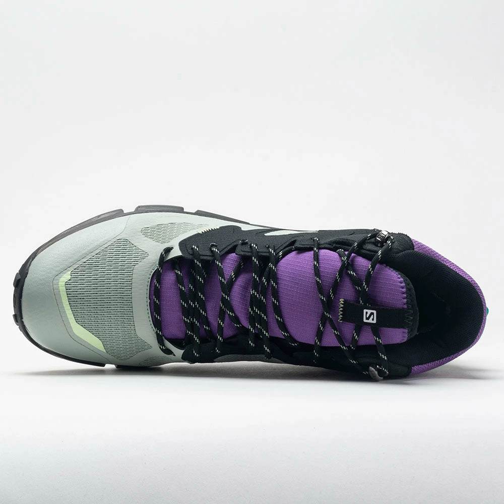 New ๐ฏ Promo ๐ Salomon Predict Hike Mid GTX Men's Black/Aqua Gray/Roayl Lilac Hiking ๐ ๐ Shoes ๐ฏ ๐ 5 Salomon Predict Hike Mid GTX Men's Black/Aqua Gray/Roayl Lilac Hiking Shoes