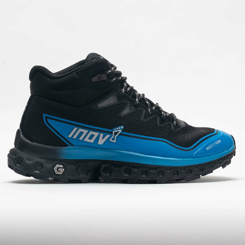 Cheap ๐งจ Wholesale ๐ Inov-8 RocFly G 390 Men's Black/Blue Hiking ๐ ๐ Shoes ๐ ๐ 3 Inov-8 RocFly G 390 Men's Black/Blue Hiking Shoes