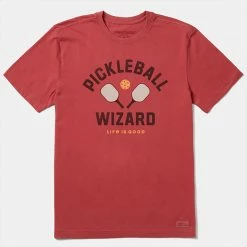 Flash Sale ๐งจ Hot Sale ๐ Men's Clothing Life Is Good Pickleball Wizard Tee Men's ๐ ๐ฏ 8 Men's Clothing Life Is Good Pickleball Wizard Tee Men's