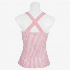 Fila Ruffles & Stripes Stripe Halter Tank Women's Women's Clothing