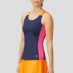 Women's Clothing Fila Awning Colorblocked Tank Women's
